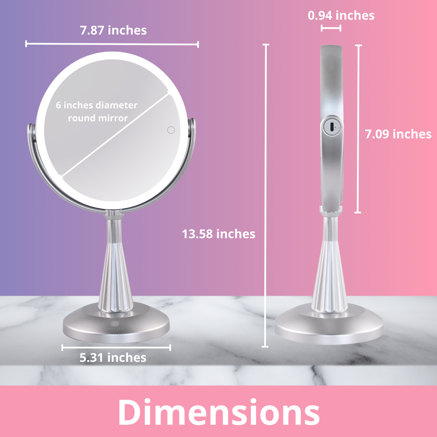 vanity mirror inbella beauty