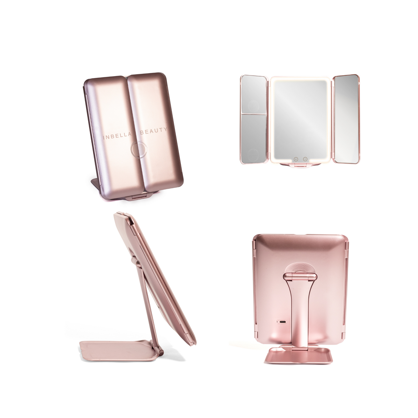 Rose Compact and travel mirror by InBella Beauty