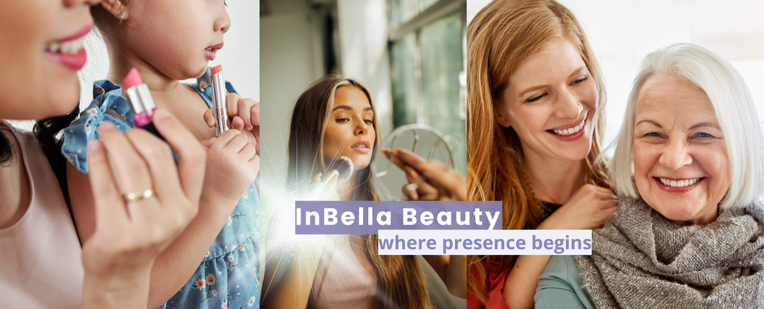 Family´s woman happy sharing their beauty routine with Inbella beauty