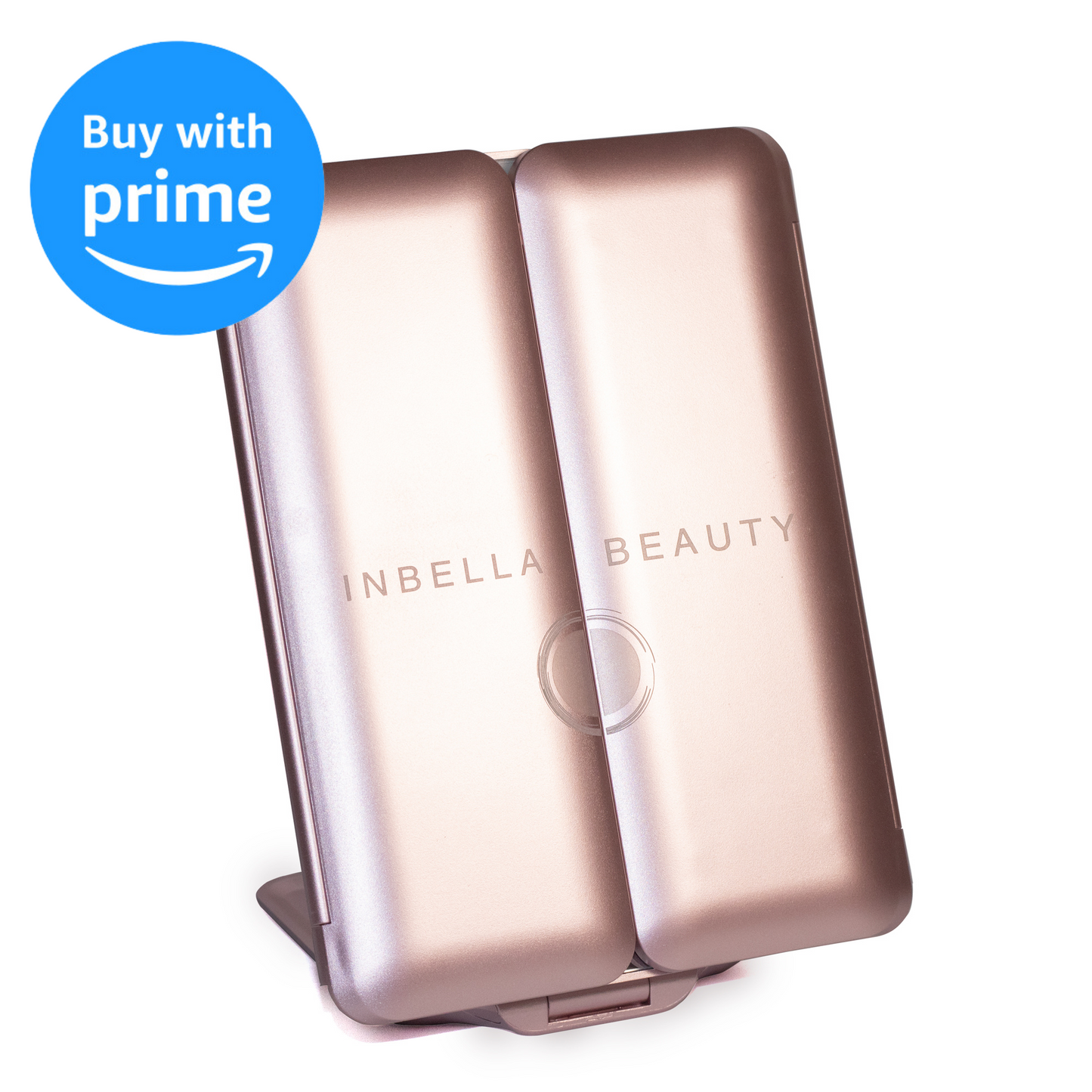 Portable Vanity Mirror with Touch Control and Dimmable LED Lights (Rechargeable Battery) - InBella Beauty